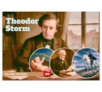 Theodor Storm. Sein Leben, seine Werke (Wandkalender 2026 DIN A3 quer), CALVENDO Monatskalender: Ein literarischer Kalender nicht nur für Nordlichter
