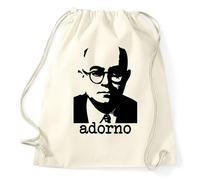 Theodor W Adorno Borsa Da Sport Jutebeutel Rucksack Filosofia