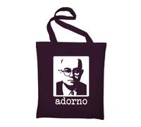 Theodor W Adorno Borsa Di Tela In Cotone Filosofo