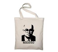 Theodor W Adorno Borsa Di Tela In Cotone Filosofo