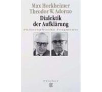 Theodor W Adorno Horkheimer Dialektik der Aufklarung (Tascabile)
