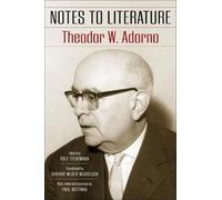 Theodor W. Adorno Notes to Literature (Tascabile)