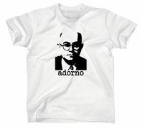 Theodor W Adorno T-Shirt Frankfurter Scuola Kritische Theorie Filosofo