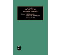 Theodore Bos Advances in Pacific Basin Financial Markets (Copertina rigida)