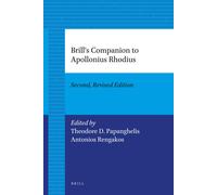 Theodore D. Pap Brill's Companion to Apollonius Rhodius: Second, Rev (Tascabile)