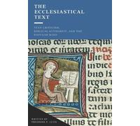 Theodore P Letis The Ecclesiastical Text (Tascabile)
