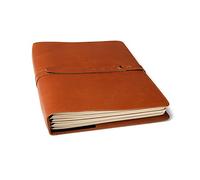 Theodore Raccoglitore in Pelle per Ricette - Per 4 Quaderni a Righe (21,6 x 27,9 cm), Compatibile con Moleskine XXL, con Tasche Laterali per le Tue Creazioni