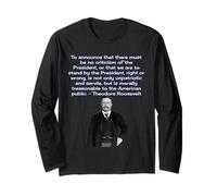 Theodore Roosevelt sulle critiche presidenziali Maglia a Manica