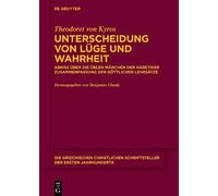 Theodoret von Kyros Unterscheidung von Lüge und Wahrheit (Copertina rigida)