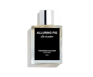 Theodoros Kalotinis Alluring Fig - Eau de Parfum 50 ml - Profumo unisex - Profumo di lunga durata con note di foglia di fico, fico e crema vaniglia.