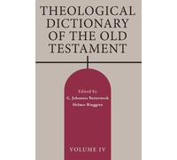 Theological Dictionary of the Old Testament, Volume IV (Tascabile)