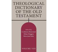 Theological Dictionary of the Old Testament, Volume VIII (Tascabile)