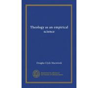 Theology as an empirical science