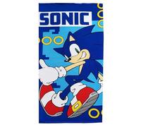 Theonoi Asciugamano da bagno per bambini, asciugamano da sauna, telo mare, asciugamano da bagno, 70 x 140 cm, regalo per ragazzi, in microfibra (Sonic)