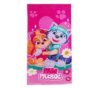 Theonoi Asciugamano da bagno per bambini, telo da doccia, per ragazze e ragazzi, 100% cotone, 70 x 140 cm (Paw Girl)