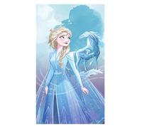 Theonoi Asciugamano per Bambini, Telo da Bagno, Telo Mare, per Ragazze e Ragazzi, 100% Cotone, 70 x 140 cm (Frozen Cavallo)