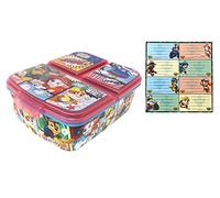 Theonoi, contenitore per il pranzo per bambini, a scelta: Frozen, PJ Masks, Spiderman, Avengers, Mickey, Paw Patrol, in plastica senza BPA, Paw Patrol