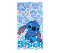 Theonoi Disney Lilo & Stitch telo mare bambini 70 x 140 cm - Asciugamano da bagno in microfibra assorbente e ad asciugatura rapida - Telo da viaggio resistente alla sabbia & telo doccia per ragazzi e