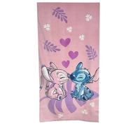 Theonoi Disney Lilo und Stitch, asciugamano da bagno per bambini, 70 x 140 cm, 100% cotone, per ragazze - Standard Öko Tex