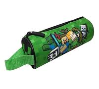 Theonoi Minecraft - Astuccio portapenne per bambini, Verde Creeper, Astuccio