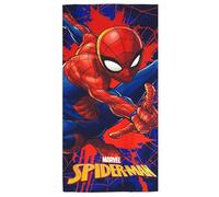 Theonoi Telo mare per bambini in microfibra, 70 x 140 cm, motivo Spiderman DarkWeb