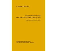 Theorie Der Funktionen Mehrerer Komplexer Veränderlichen/ Theory of Functions of Several Complex Variables: 51