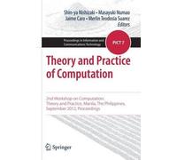 Theory and Practice of Computation (Tascabile)