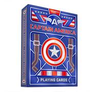 theory11 Carte da gioco Capitan America, carte premium, indice standard di dimensioni poker, carte di lusso