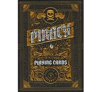 theory11 Carte da gioco di lusso premio di pirateria, indice standard di dimensione del poker, carte da gioco della stagnola