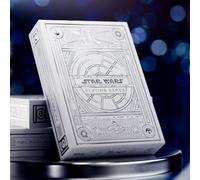BTkviseQat theory11 Star Wars Playing Cards Silver Edition - Light Side (White) (STAR-WARS-WHITE-T11)