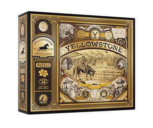 theory11 Yellowstone Jigsaw Puzzle - Puzzle da 1.000 pezzi, con licenza ufficiale Yellowstone, merce e oggetti da collezione, vestibilità di precisione e qualità premium - Puzzle intermedio