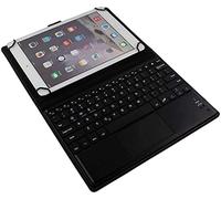 Theoutlettablet® Custodia con tastiera Bluetooth e touchpad compatibile con tablet Cubot Tab 10 10,1" colore nero (include la ñ)