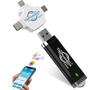 ThePhotoStick® Omni - Chiavetta USB da 128 GB e Memory Stick, backup foto e video per iPhone, Android, Mac e PC, connessione multiporta per archiviare e trasferire facilmente i file