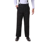 ThePirateDressing pantaloni da architetto vittoriano steampunk da uomo neri