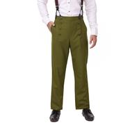 ThePirateDressing Uomo Steampunk Vittoriano Architetto Pantaloni Pantaloni Pesto