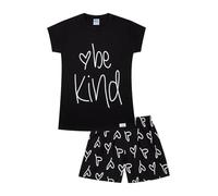 thepyjamafactory Be Kind Love Ragazze Corta Cotone Pigiama Pjs per Bambini (14-15 Anni)
