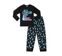 thepyjamafactory It's a Taylor Thing, You Wouldn't Understand Nero Blu Ragazze Lungo Cotone Pigiama Pjs per Bambini (14-15 Anni)