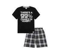 thepyjamafactory Ragazzi There's a 99% Chance I'm Hungry Corto Cotone Pigiama (15-16 Anni)