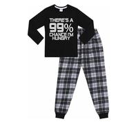 thepyjamafactory Ragazzi There's a 99% Chance I'm Hungry Lungo Cotone Pigiama (15-16 Anni)