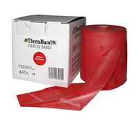 Thera-Band 503 Fascia Elastica per Esercizi, Medio/Rosso, 45.50m Lunghezza