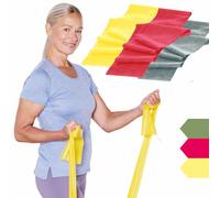 Thera-Band - Elastici per Esercizi in Lattice, Leggeri, Colore: Giallo/Rosso/Verde