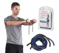 Thera-Band Heavy Exercise Tubing (Blue/Black), Pack of 2