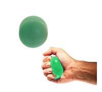TheraBand Palla antistress per mani, polso, dita, avambraccio, rafforzamento e terapia della presa, palla da spremere per aumentare la flessibilità della mano e alleviare il dolore articolare, rosso