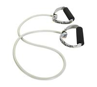 Thera-Band Tubi di resistenza in lattice professionali con maniglie per esercizi per la parte superiore del corpo, riabilitazione e condizionamento, maniglie morbide, 50 pollici, Argento, 2