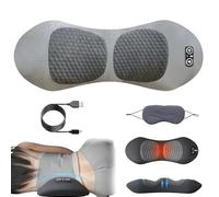 TheraBack 3-in-1 Back Therapy, 2026 Upgraded Theraback Back Massager, With Warming, Pulling & Vibration Functions, Easy Stress Relief, Promotes Relaxation of The Waist, Back, Neck (Light gray)