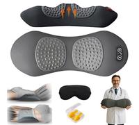 Theraback 3 in 1 Back Therapy, massaggiatore a vibrazione profonda Theraback, massaggiatori portatili a tripla fusione a casa, per cera, collo e spalle (grigio)