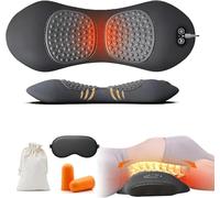 TheraBack 3 in 1 Back Therapy, TheraBack Back Massager, Triple Fusion Back Massager with Spinal Traction, Heat & Vibration, Core Relief Electric Massage Pillow for Pain Relief, Relax (Black)