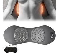 Theraback 3 in 1 terapia per la schiena, sollievo 3 in 1, terapia della schiena a casa, supporto per la schiena con trazione, vibrazioni e calore (grigio)