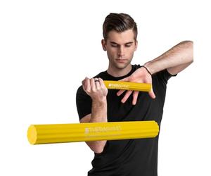 TheraBand Barra di resistenza FlexBar per epicondilite mediale, previene tendinite e migliora la forza di presa, allevia il dolore da gomito del tennista, gomito del golfista e tendinite, extra