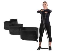 TheraBand CLX fascia elastica con passanti, Black - Special Heavy, 1